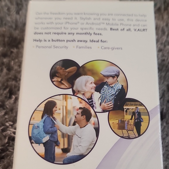 V.ALRT Wireless Personal Emergency Alert Device NIB - Picture 3 of 4
